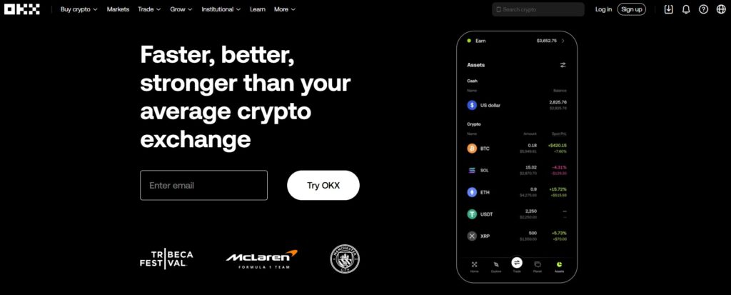 OKX Interface OKX Interface