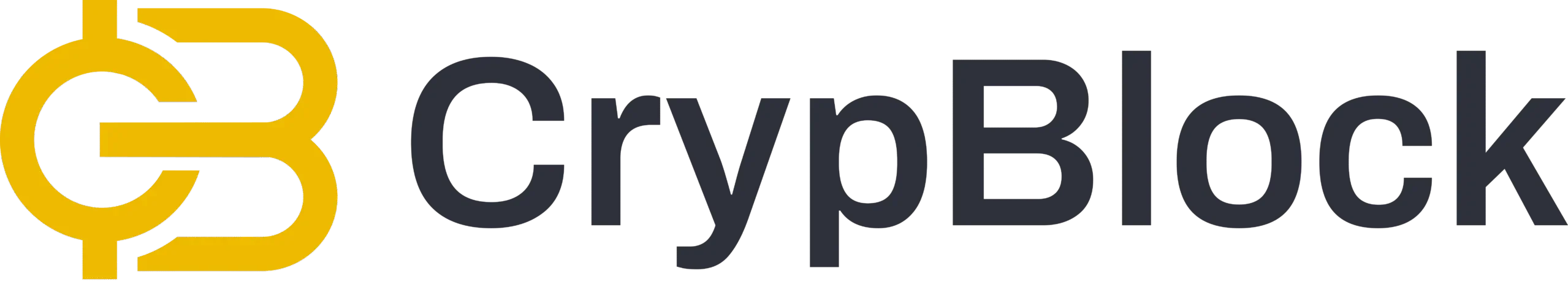 Stylized logo for CrypBlock company