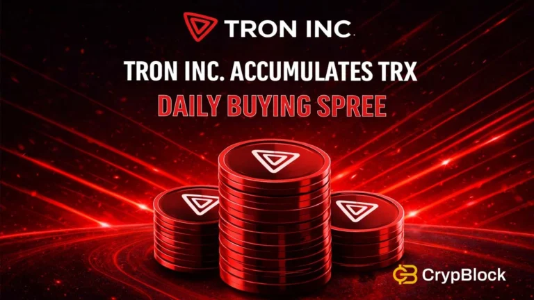 Tron Inc. Expands TRX Treasury, Holdings Surpass 686M Tokens
